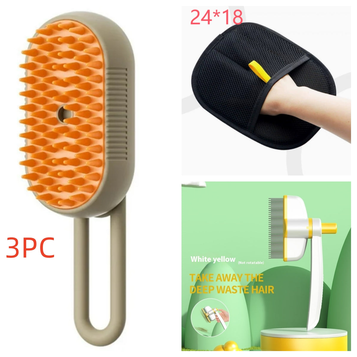KROZO™ SteamGroom Pet Brush