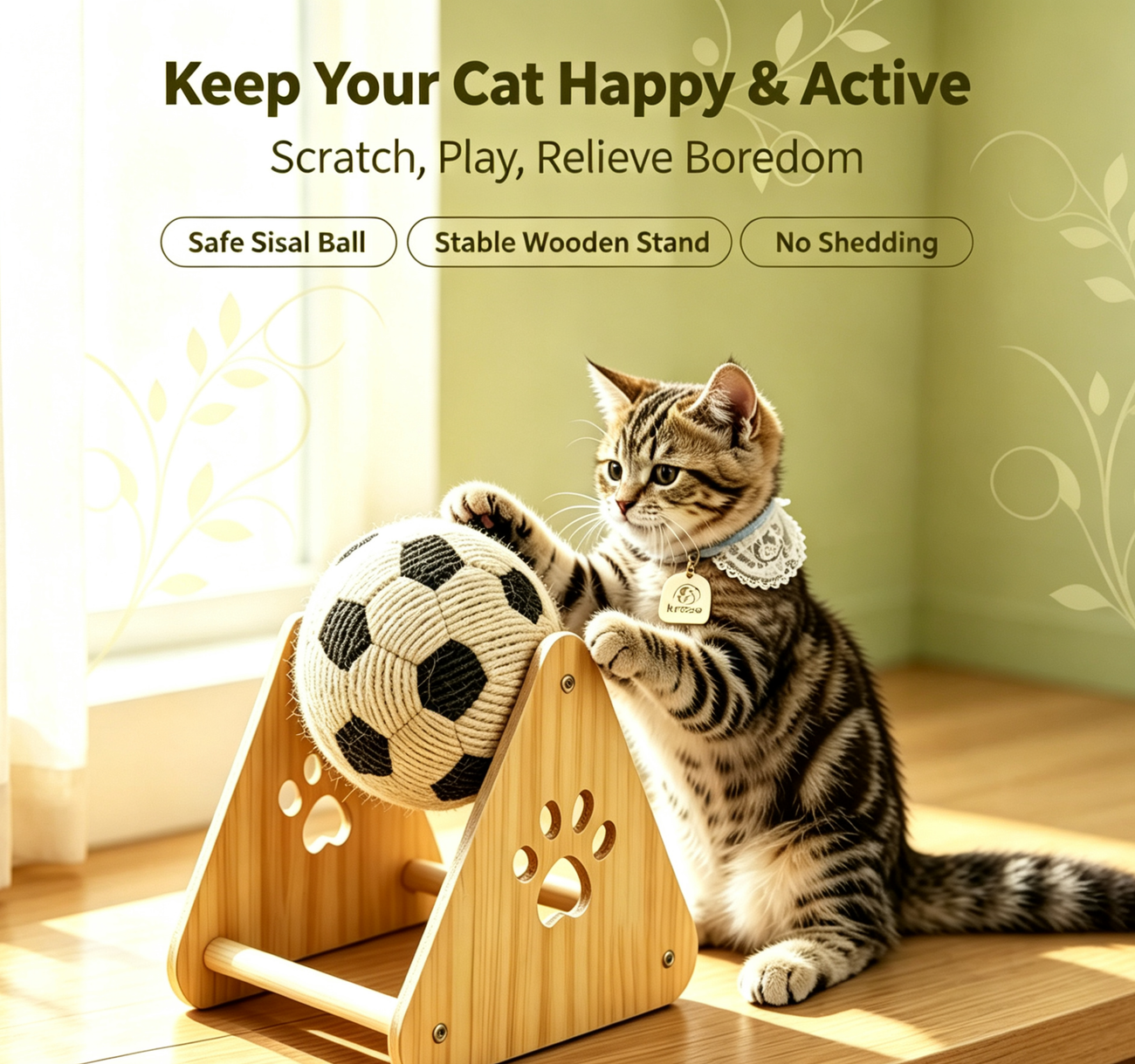 KROZO™ PawSpin Cat Scratcher & Activity Ball
